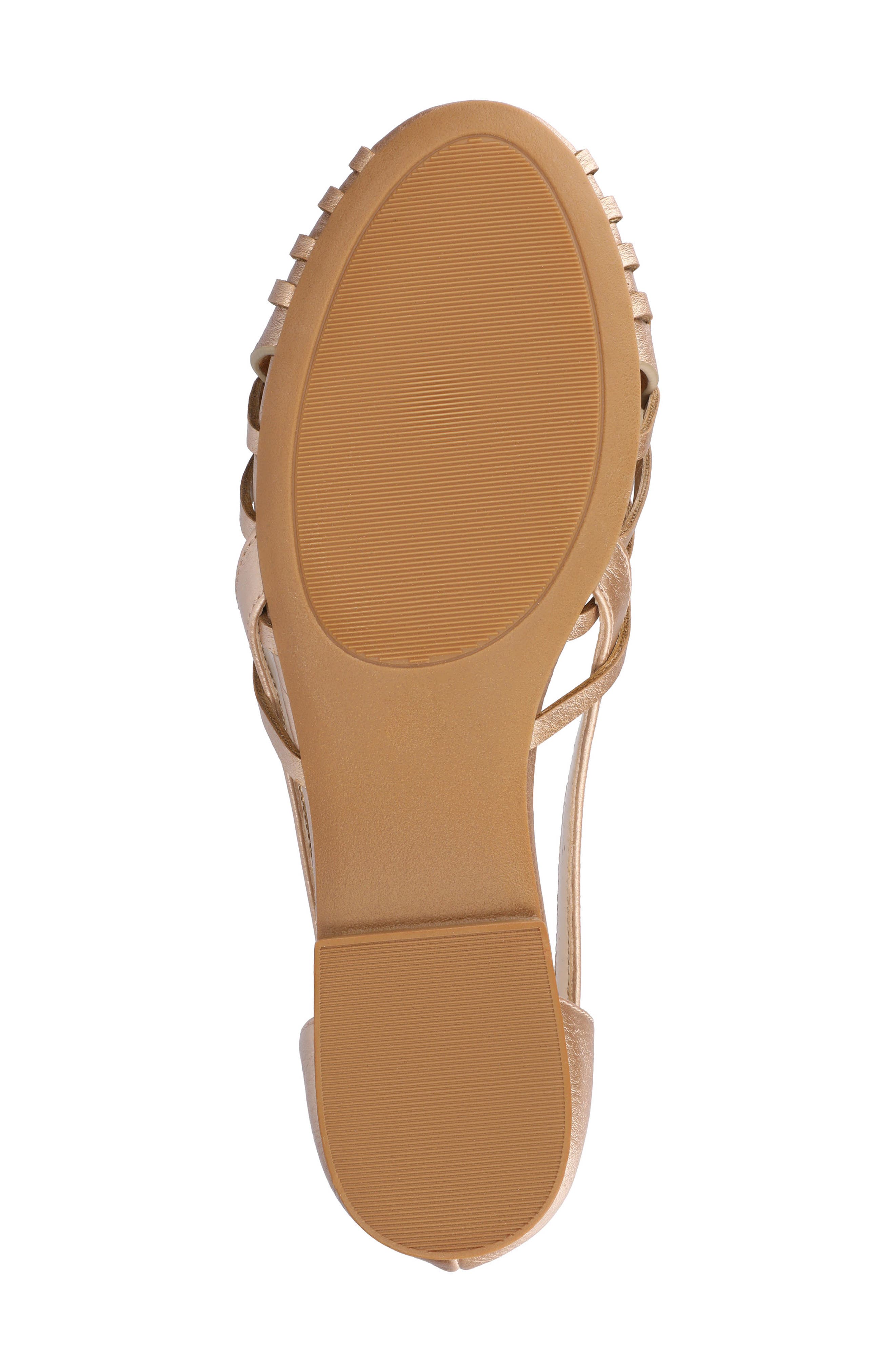 Journee Collection JOURNEE Ekko Weave Flat, Alternate, color, Champagne