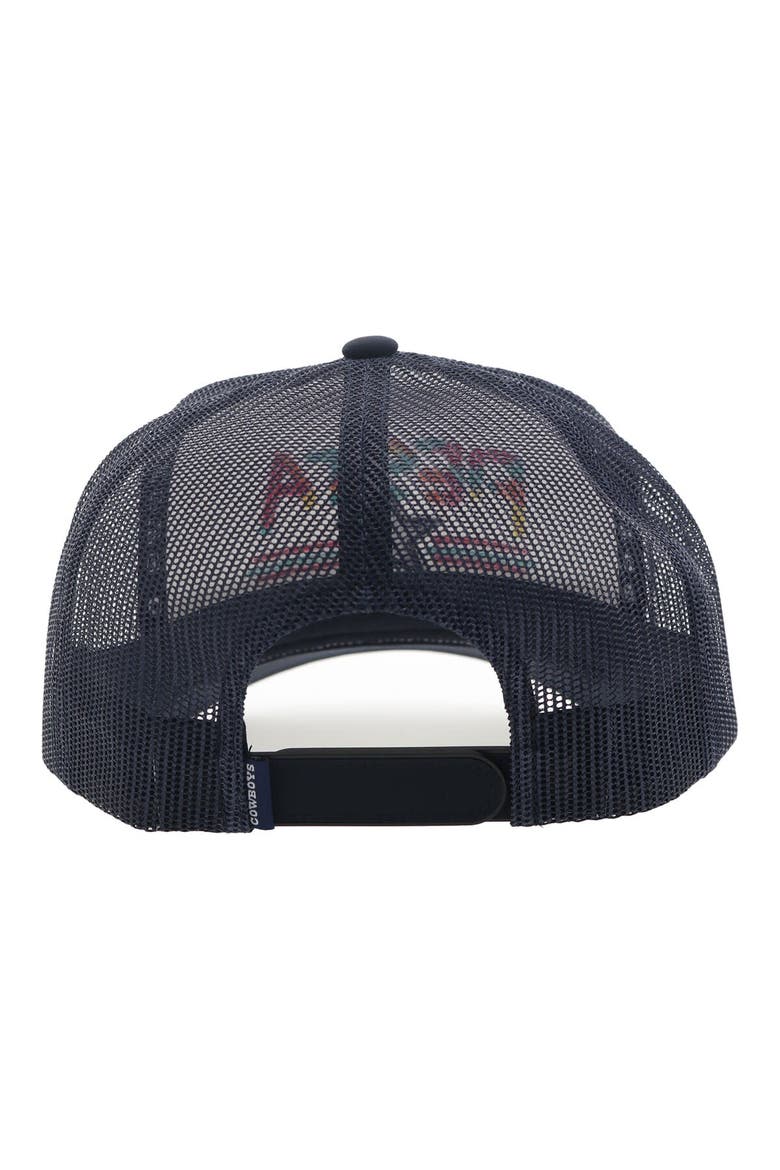 Men's HOOey  White/Navy Dallas Cowboys NFL Fiesta Adjustable Trucker Hat, Alternate, color, White
