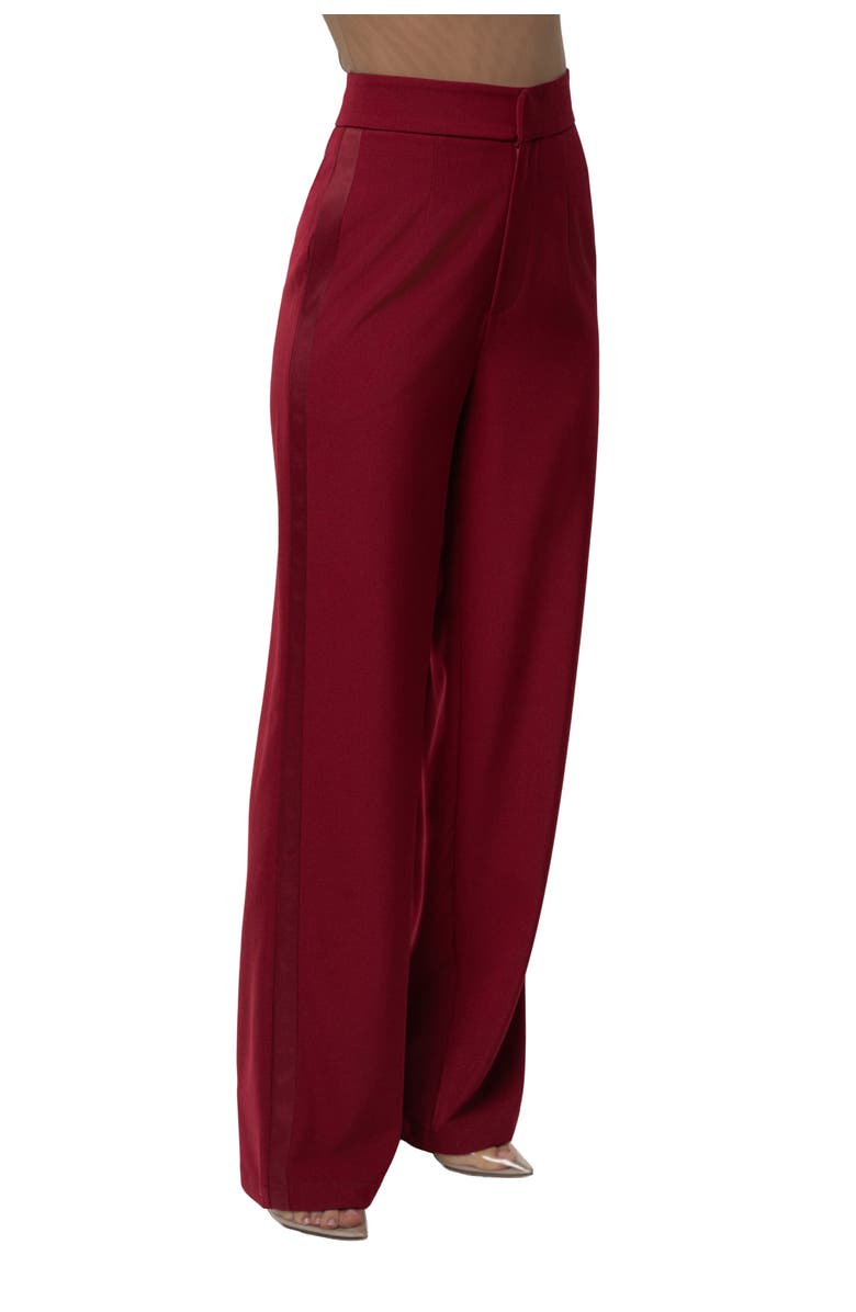 JLUXLABEL Suite Life Woven Pant, Alternate, color, Burgundy