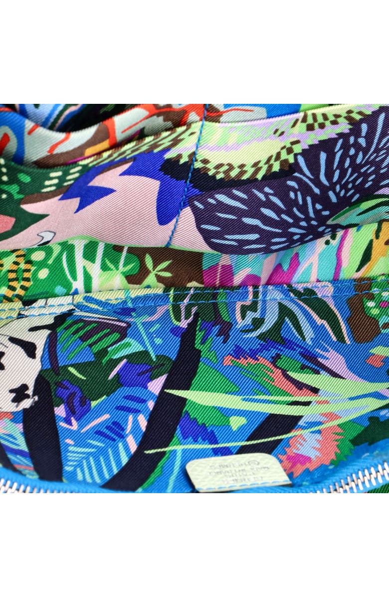 Pre-Owned Hermes Azap Zip Around Wallet Silk'in Epsom Long, Alternate, color, Vert Fizz