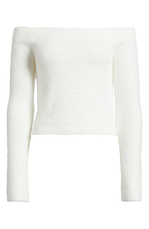 GOOD AMERICAN GOOD AMERICAN OFF THE SHOULDER SWEATER