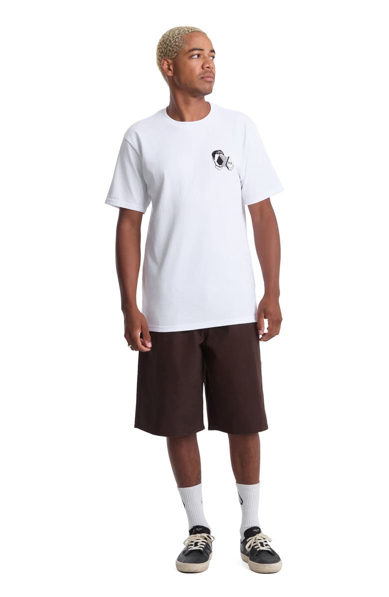 Volcom Aura Cotton Graphic T-Shirt, Alternate, color, White