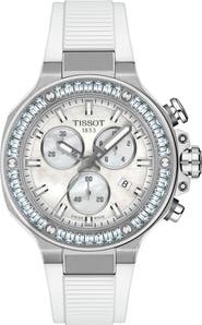 Tissot T-Race Chronograph Silicone Strap Watch, 38mm