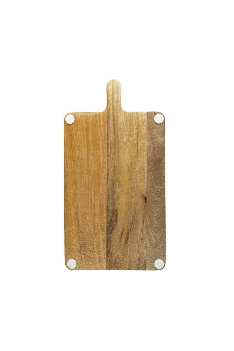 Cillian Dark Green Tall Marble Serving Board, Alternate, color, Brown