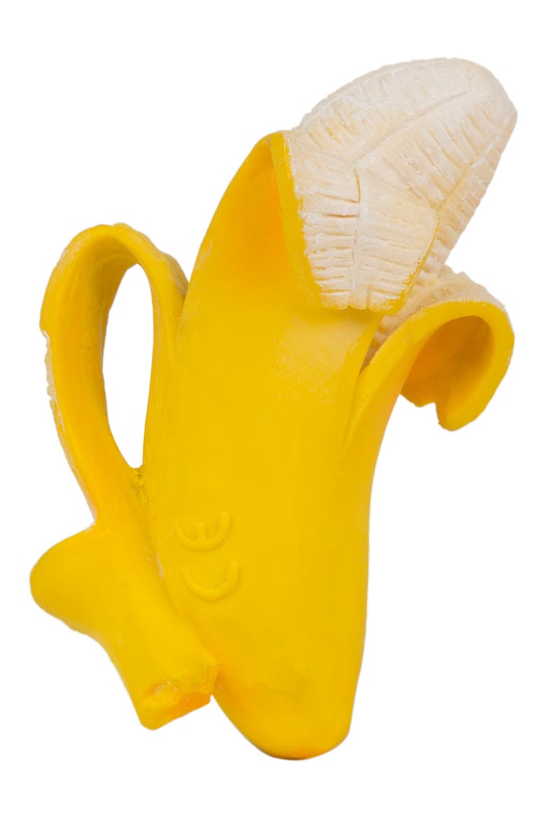 Oli and Carol Ana Banana Teething Toy, Alternate, color, NO COLOR