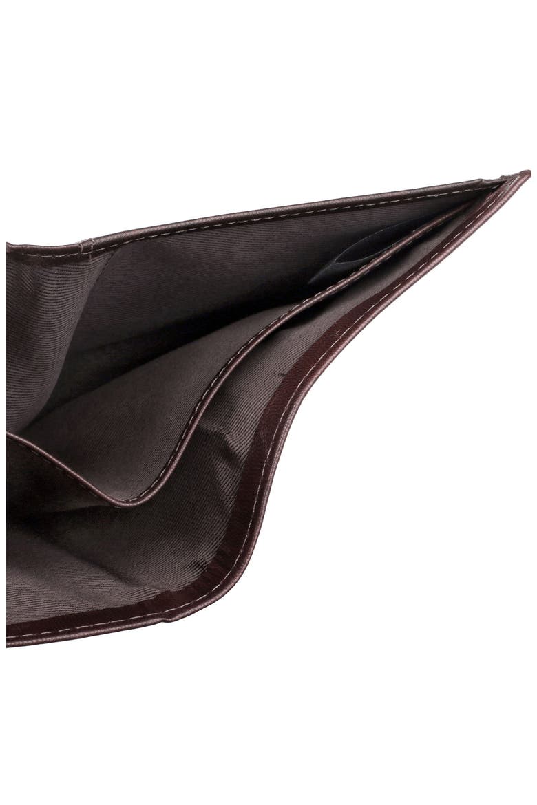 Credit Card RFID Leather Folio Wallet, Alternate, color, BROWN