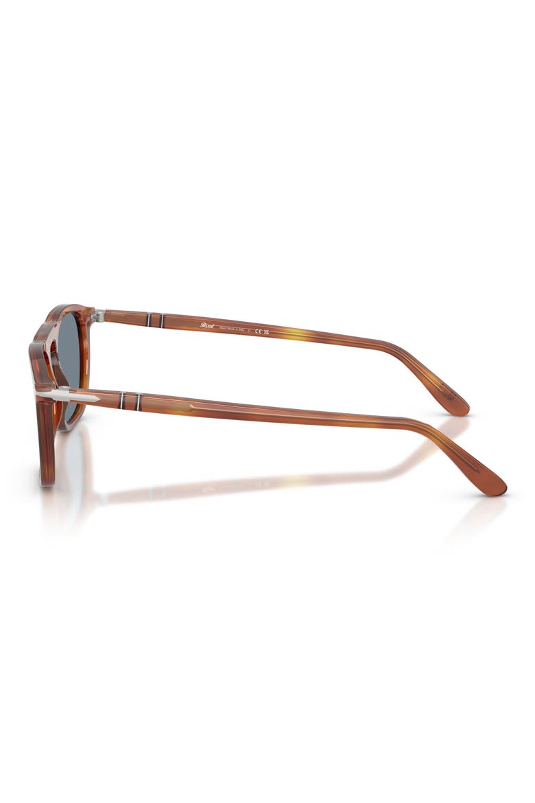 Gae 55mm Square Sunglasses, Alternate, color, TERRA DI SIENA / LIGHT BLUE
