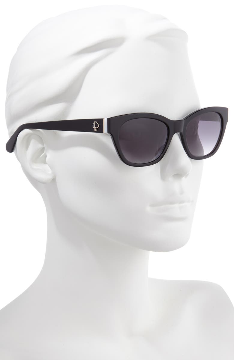 Kate Spade New York jerris 50mm cat eye sunglasses, Alternate, color, 
