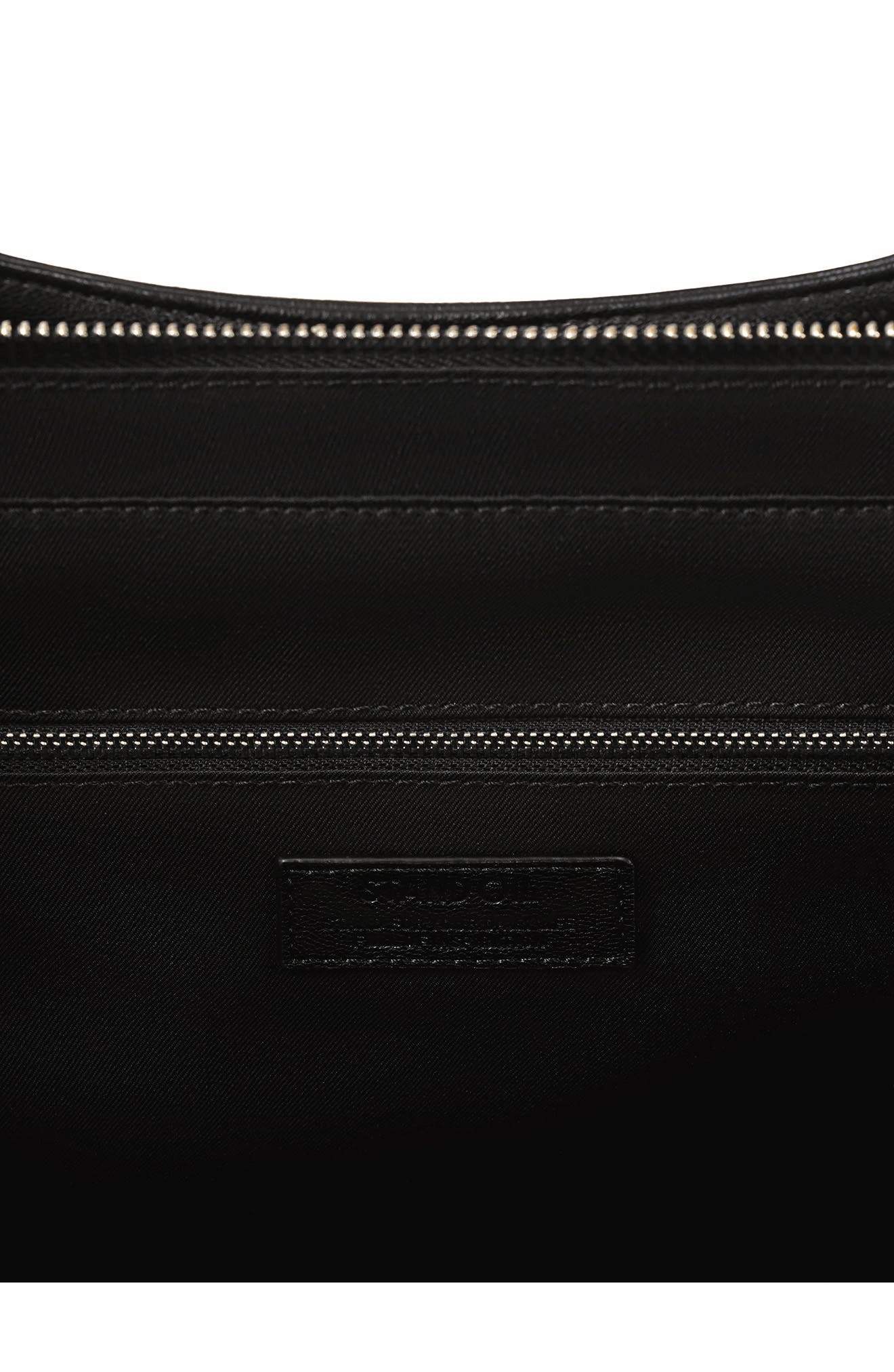 Stand Oil Breezy Faux Leather Handbag, Alternate, color, Black