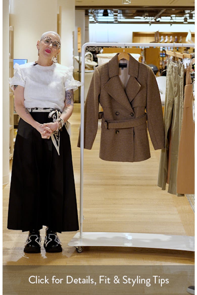 Sullivan Double Breasted Belted Coat video
