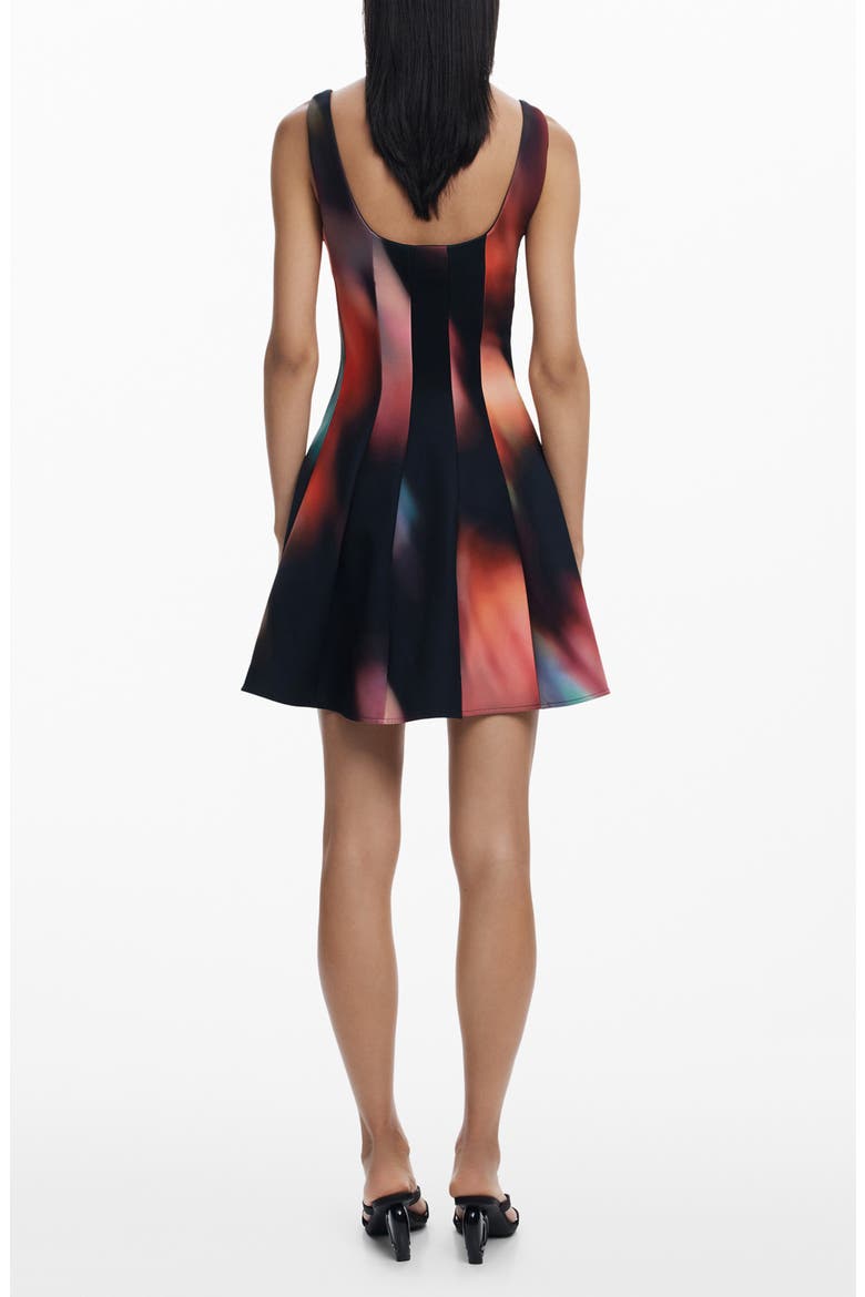 Sleeveless Minidress, Alternate, color, BLACK