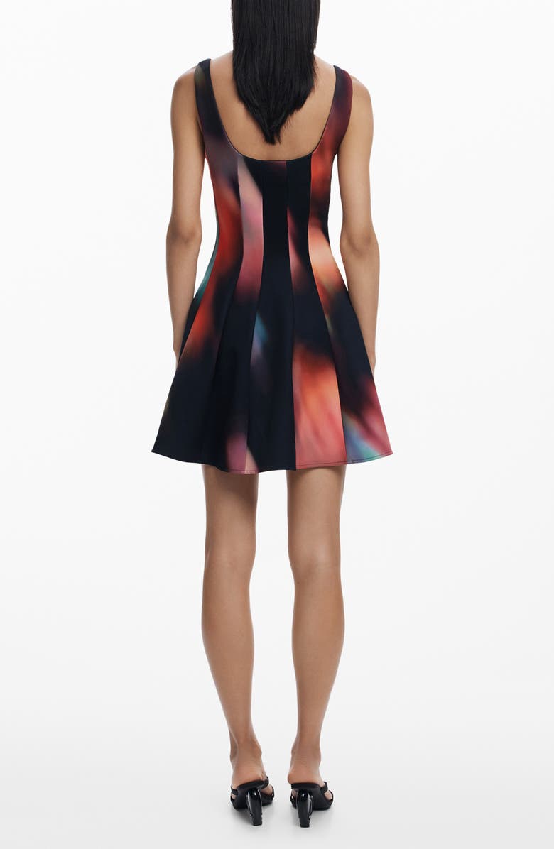 Desigual Sleeveless Minidress, Alternate, color, Black