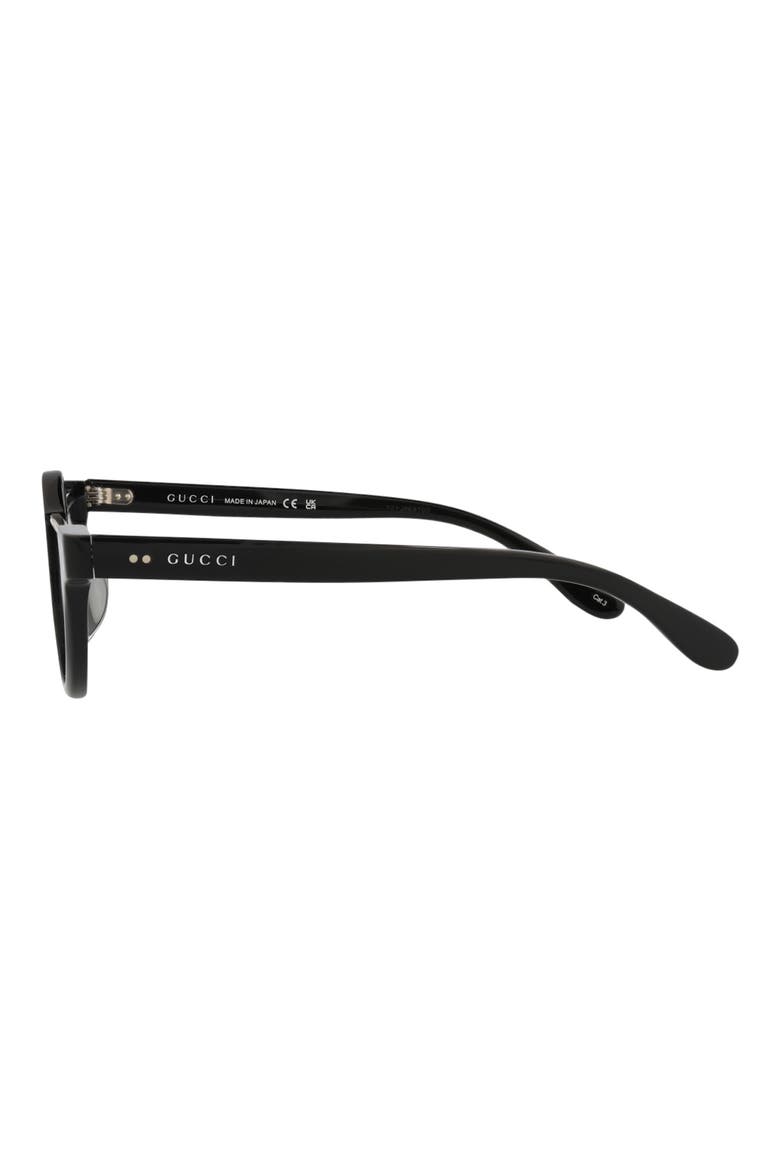 Novelty 49mm Round Sunglasses, Alternate, color, BLACK BLACK SILVER