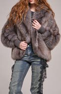 AZALEA WANG Dusk Faux Fur Jacket