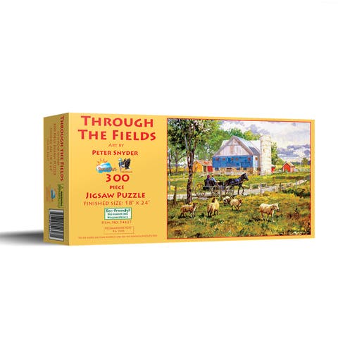 Through the Fields 300 piece Jigsaw Puzzle for Adults