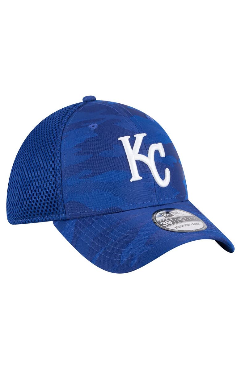 New Era Men's New Era Royal Kansas City Royals Subtle Camo 39THIRTY Flex Hat, Alternate, color, 