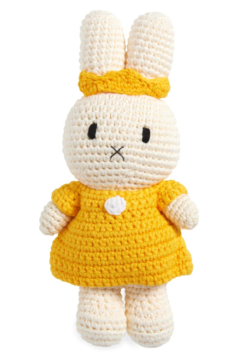 Miffy Doll in Queen Dress Set, Main, color, YELLOW