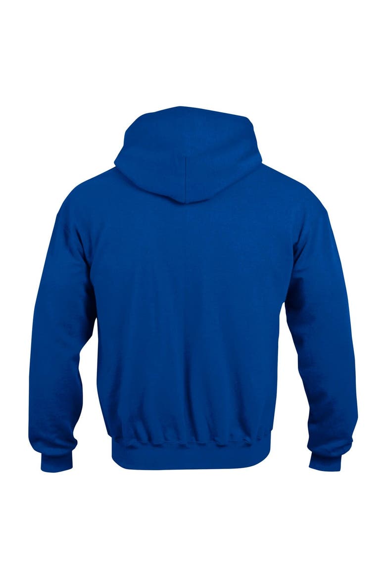 Youth Champion Royal Kansas Jayhawks Campus Pullover Hoodie, Alternate, color, Royal