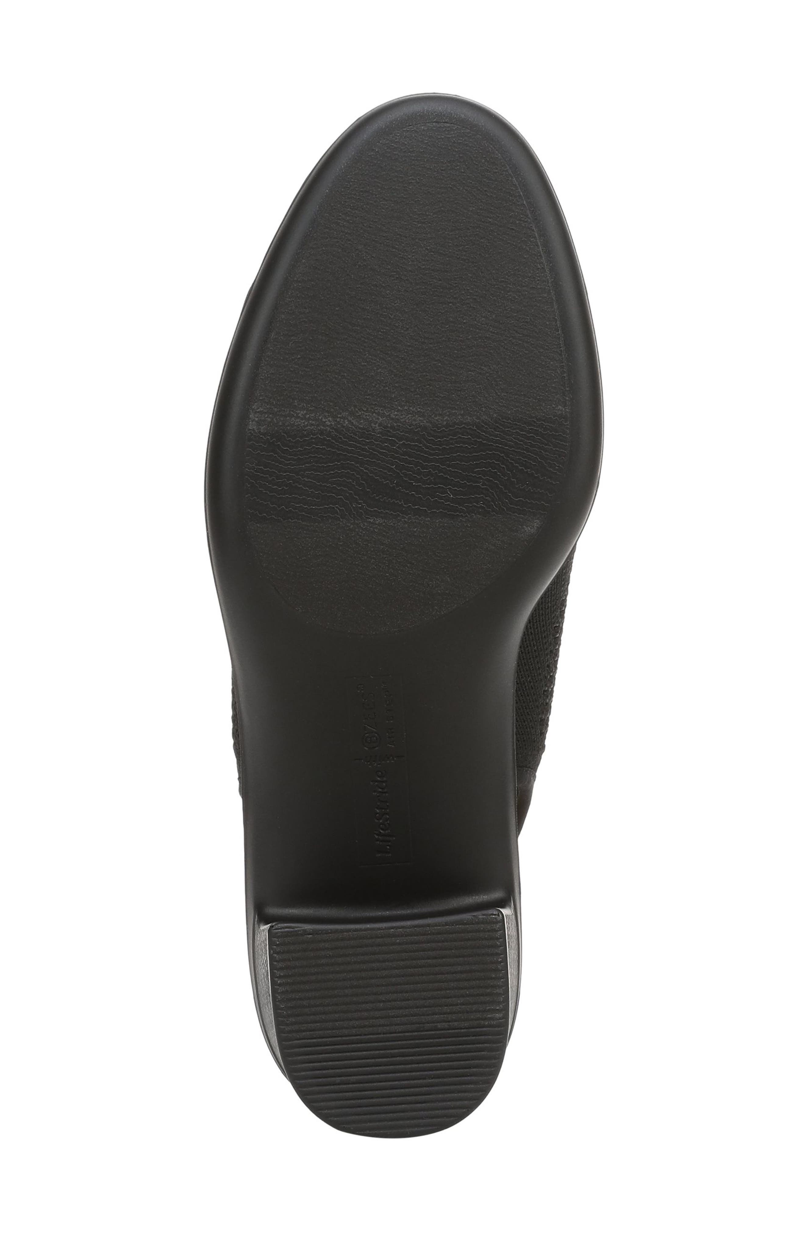 Lexington Slingback Pump, Alternate, color, BLACK KNIT FABRIC