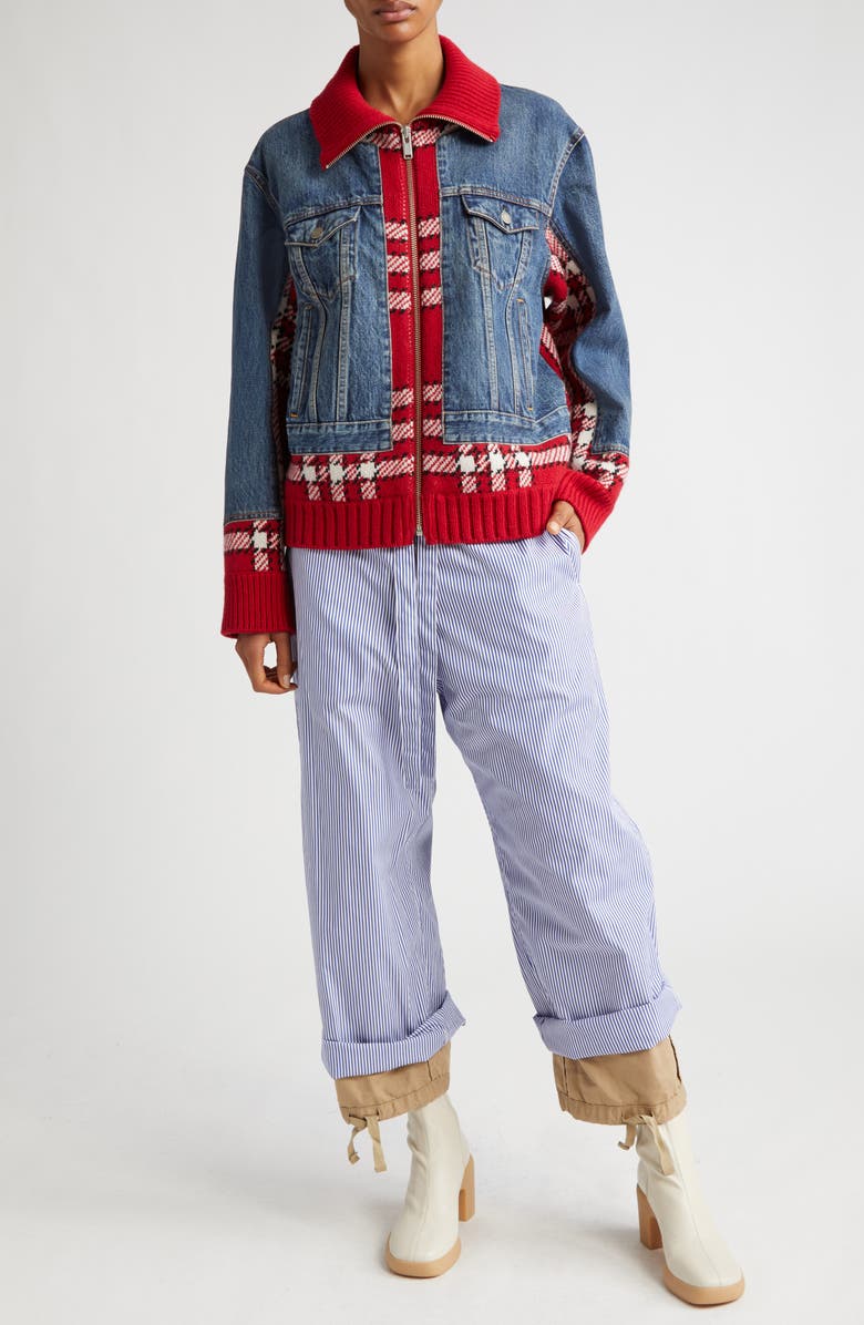 Undercover Stripe Cuff Cargo Pants, Alternate, color, 