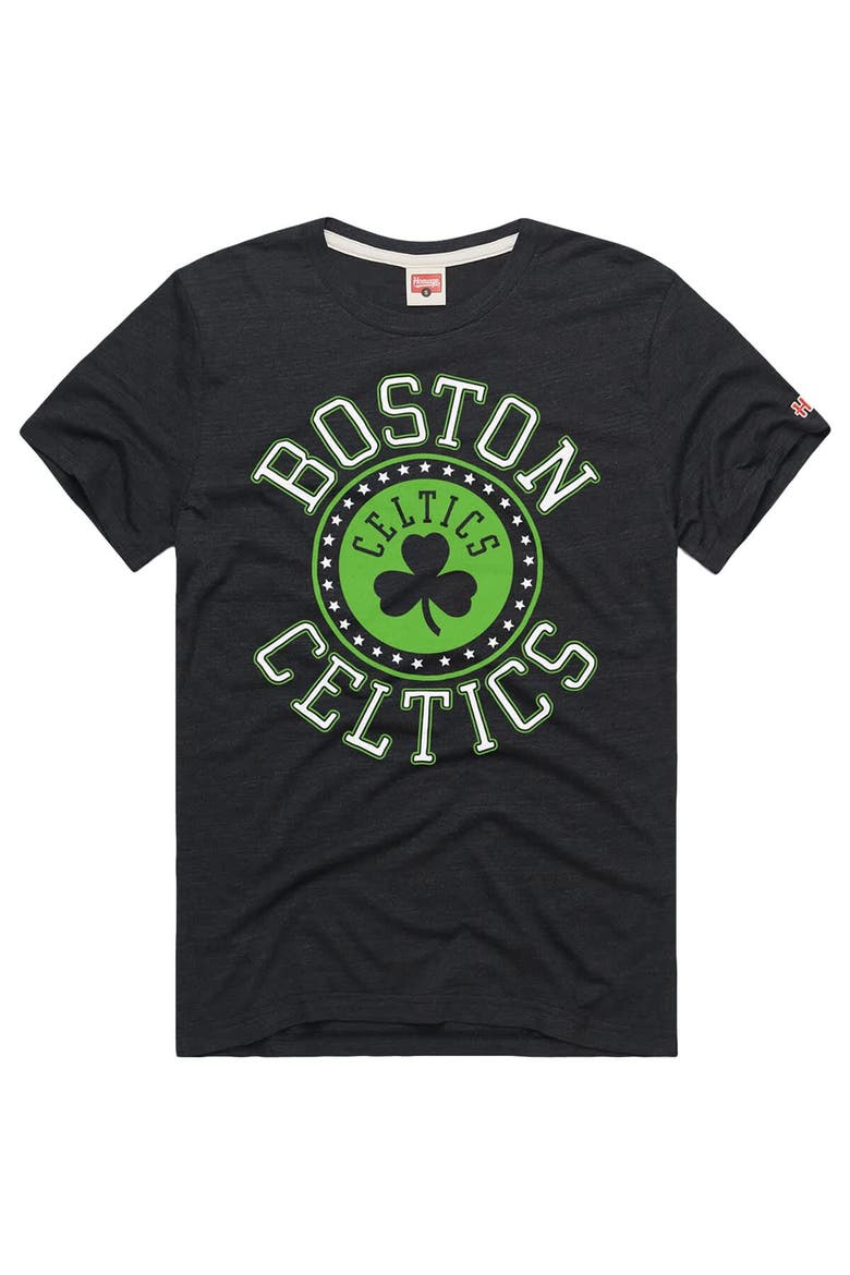 Unisex Homage  Charcoal Boston Celtics Hometown Edition Tri-Blend T-Shirt, Alternate, color, Charcoal