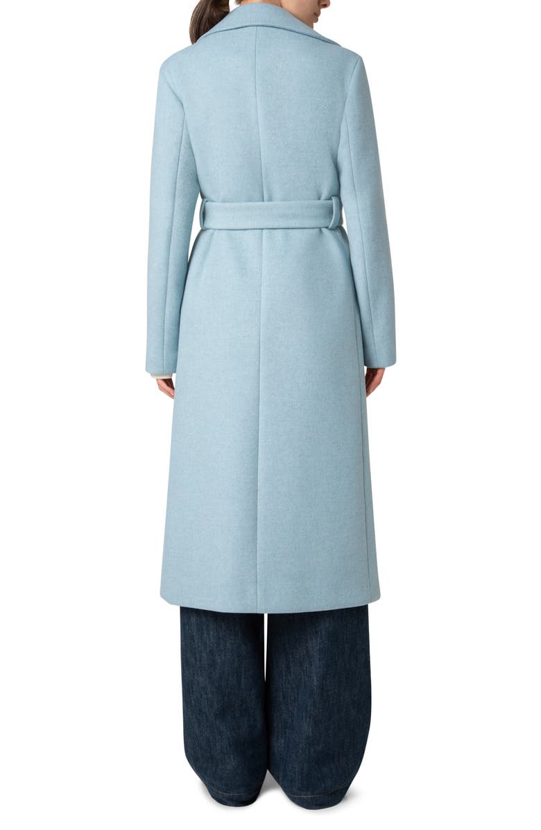 Akris punto Belted Wool Blend Coat, Alternate, color, 