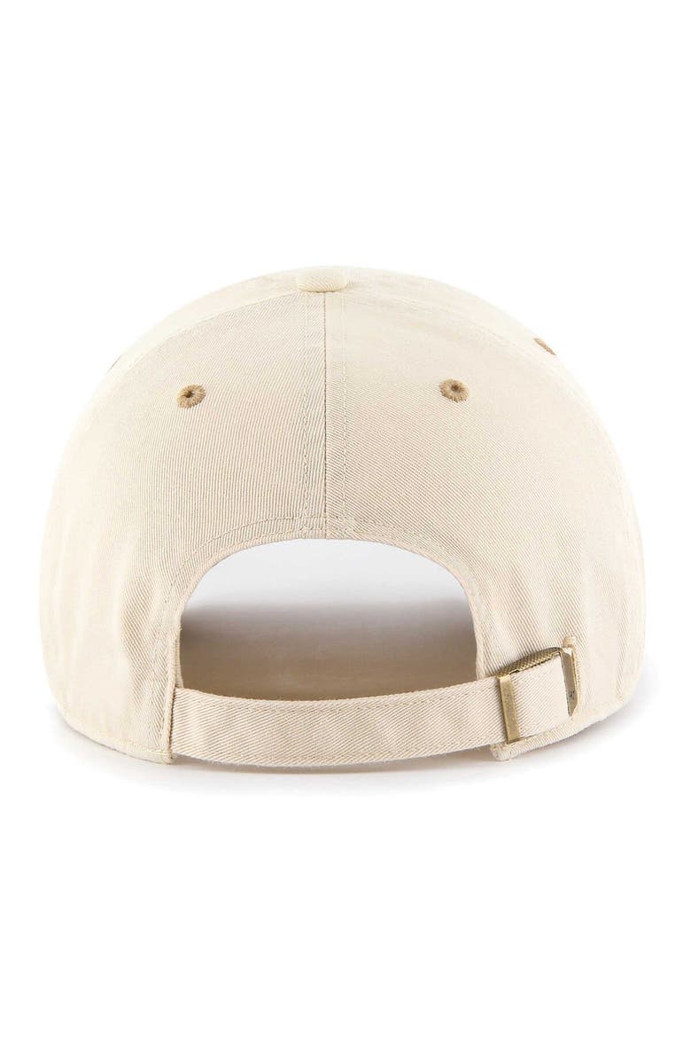 '47 Men's '47 Natural/Tan Chicago Bears Sierra Clean Up Adjustable Hat, Alternate, color,