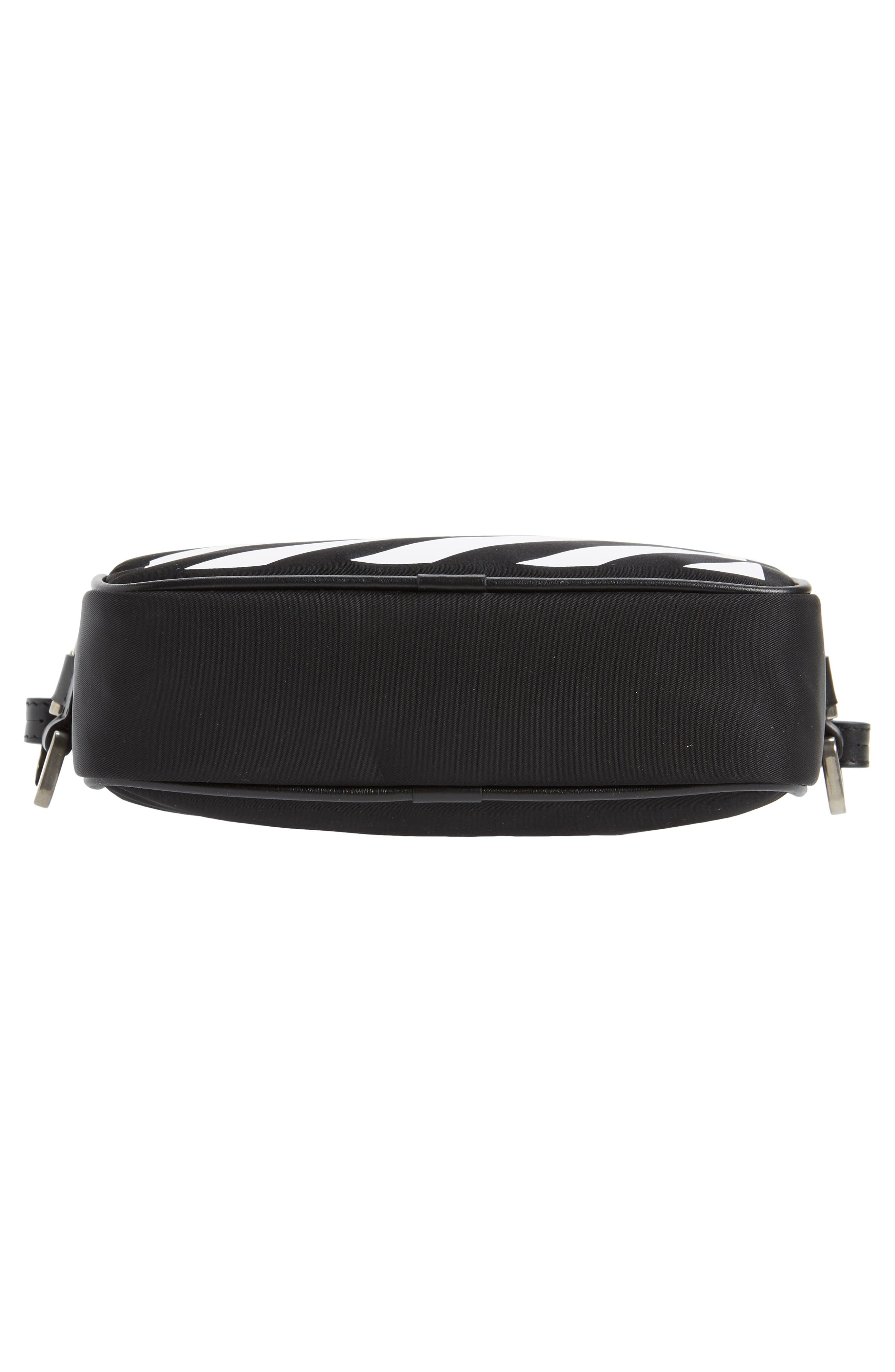 Off-White Binder Diagonal Stripe Nylon Crossbody Bag, Alternate, color, 