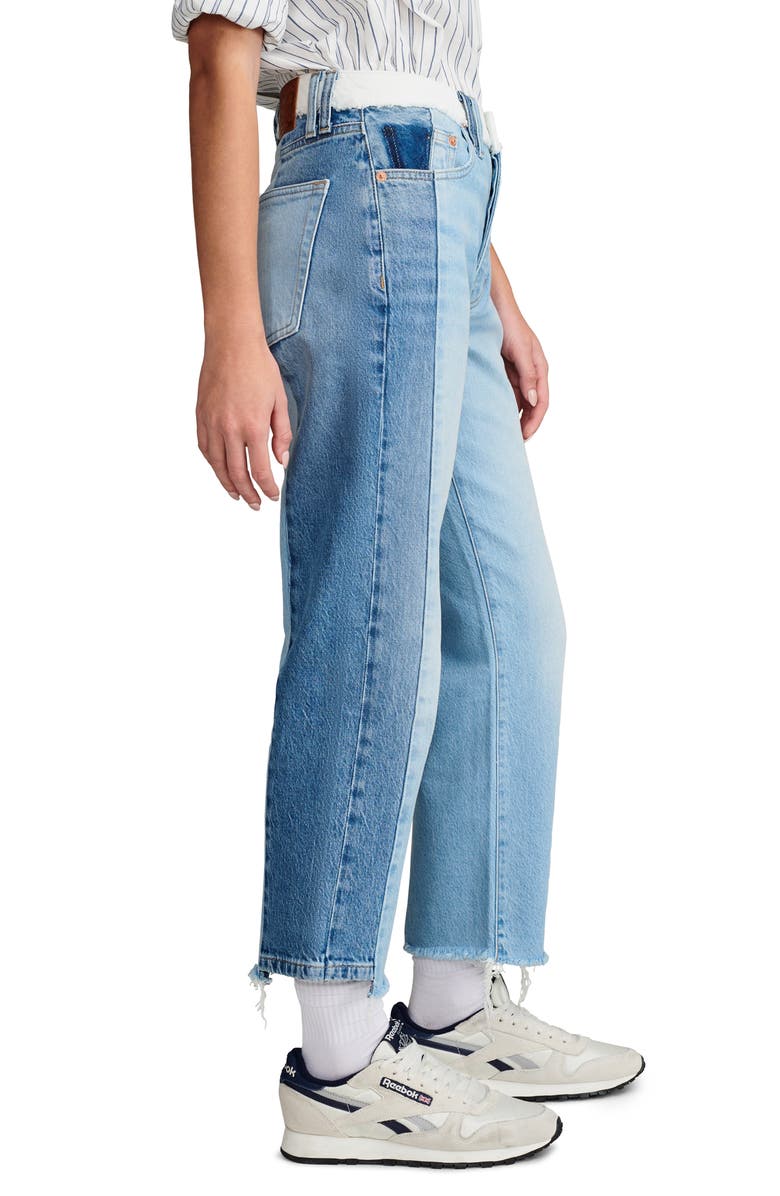 Lucky Brand High Waist '90s Loose Fit Crop Jeans, Alternate, color, 