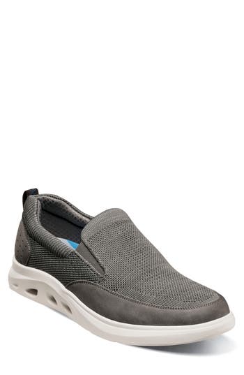 Nunn Bush Conway 2.0 Knit Slip-on Sneaker In Gray Multi
