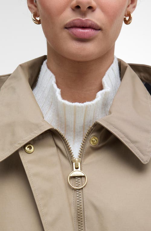 Barbour Fallyn Showerproof Rain Jacket In Neutral