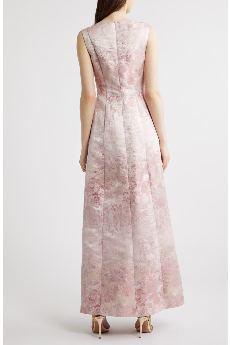 Clark Floral Jacquard Walk Through Jumpsuit, Alternate, color, PINK