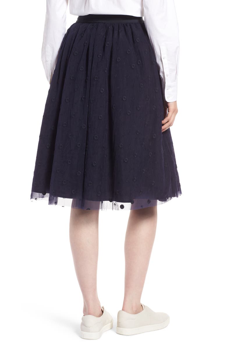 1901 Embroidered Tulle Skirt, Alternate, color,