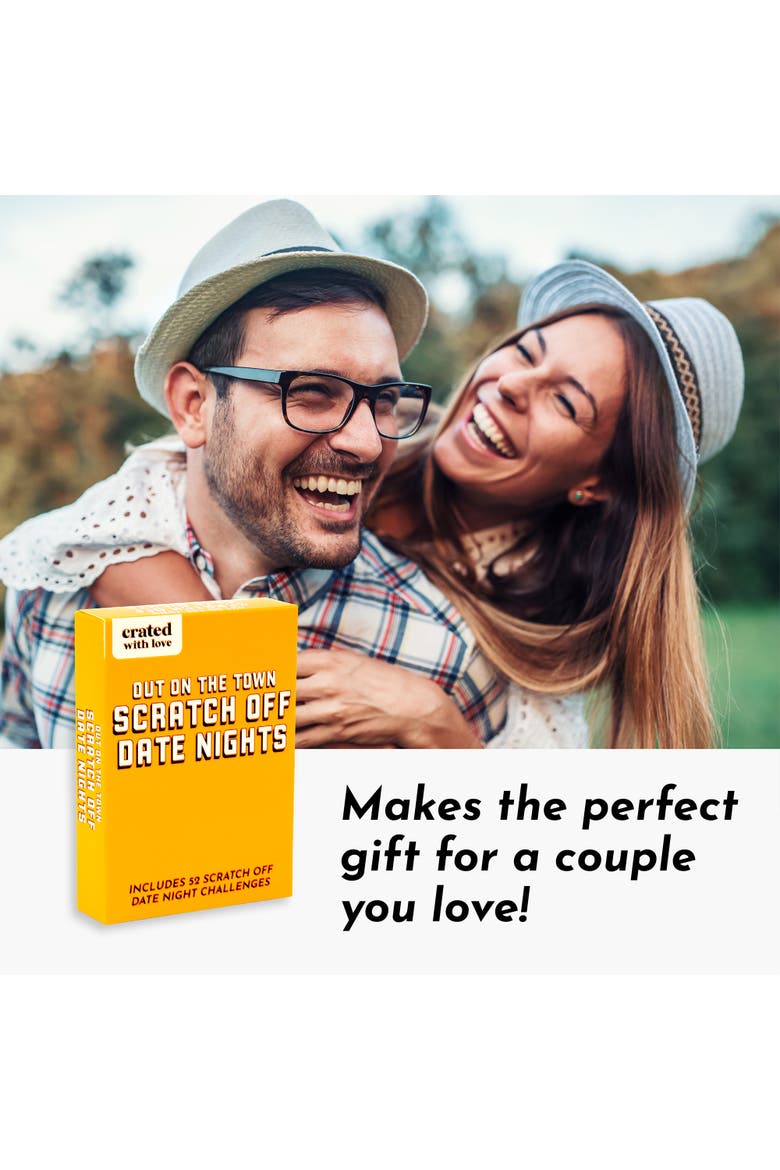 Out On The Town Scratch Off Date Night Challenges, Alternate, color, Multicolored