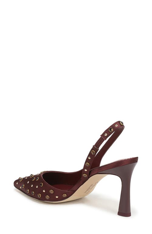 Circus Ny By Sam Edelman Tallie Pointed Toe Slingback Pump In Burgundy