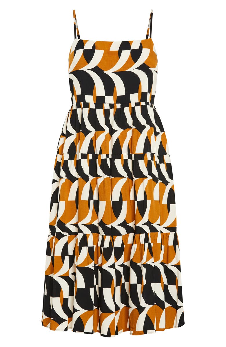City Chic Mystic Midi Sundress, Alternate, color,