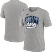 Nike Men's Nike Heather Gray Houston Astros Cooperstown Collection Retro Tri-Blend T-Shirt