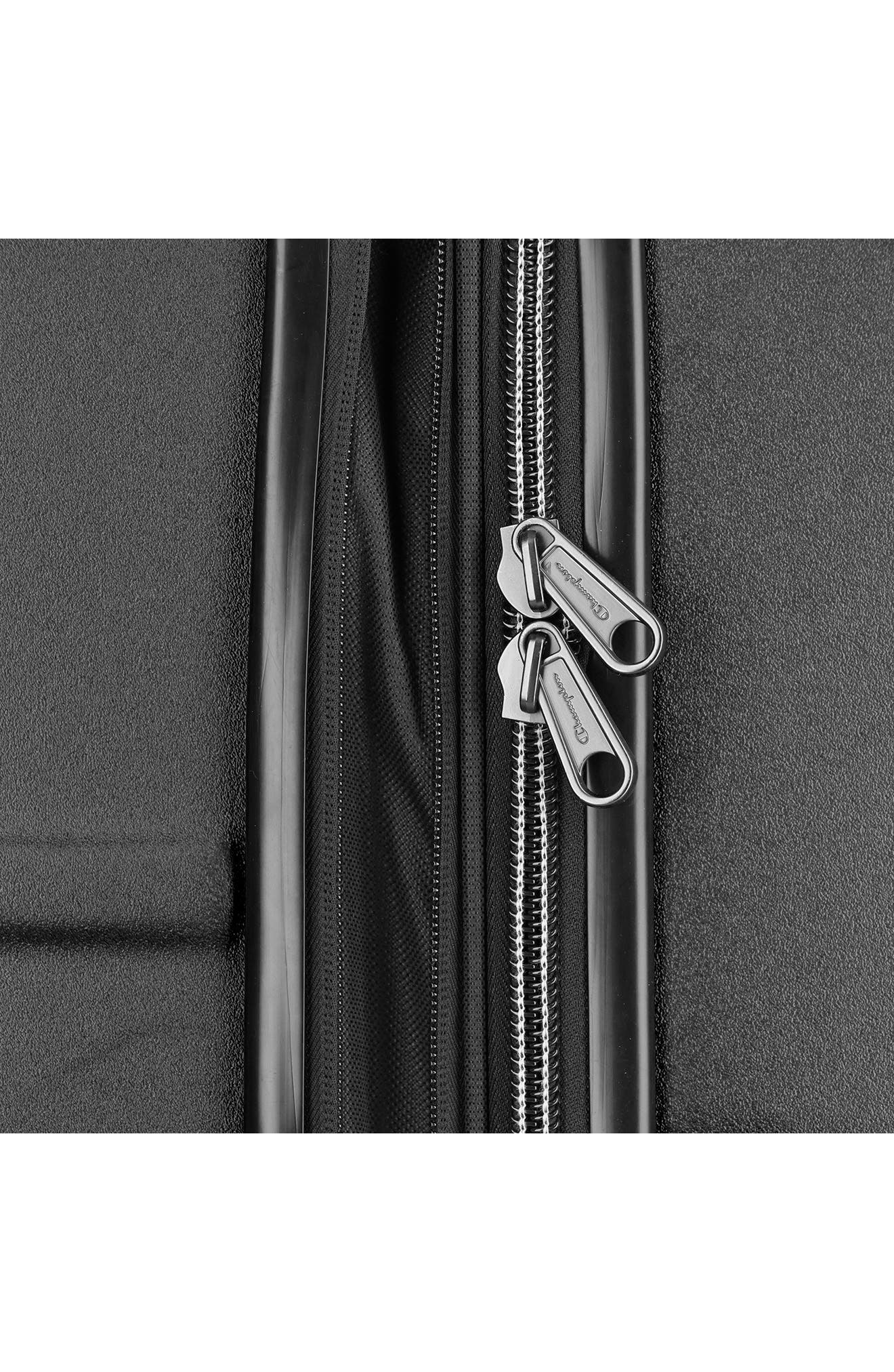 Champion Journey 21-Inch Expandable Spinner Carry-On, Alternate, color, True Black