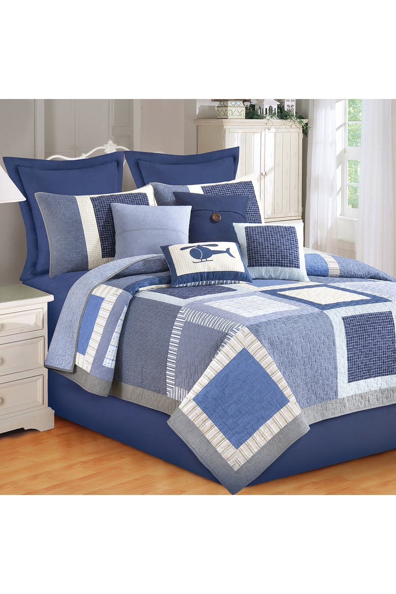 20" x 26" Joshua Std Sham - Machine Washable, Alternate, color, Blue