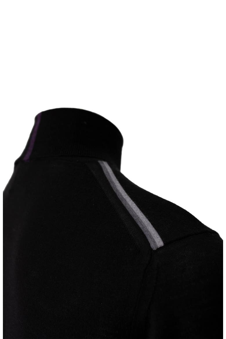 Ronald Merino Wool Turtleneck Sweater, Alternate, color, Black