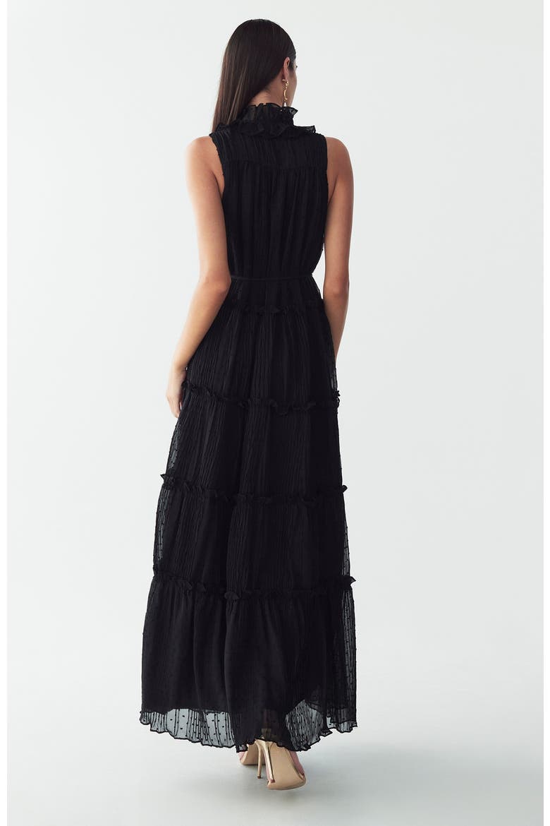 Omaha Midi Dress, Alternate, color, Black