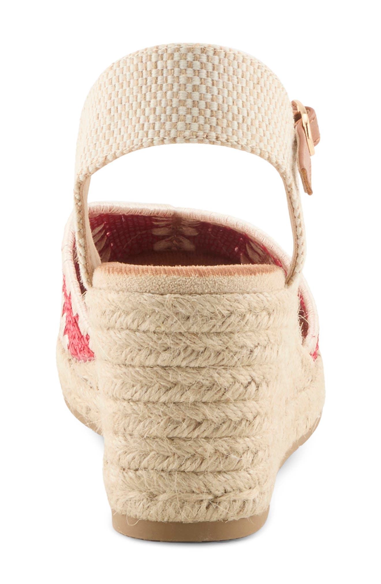 AZURA BY SPRING STEP Adrina Wedge, Alternate, color, Red Multi