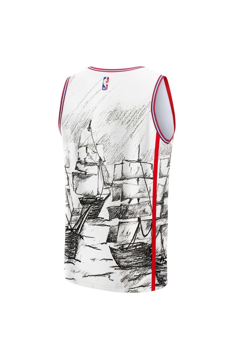 NBA X KIDSUPER Unisex NBA & KidSuper Studios by Fanatics Gray LA Clippers Hometown Jersey, Alternate, color, Gray