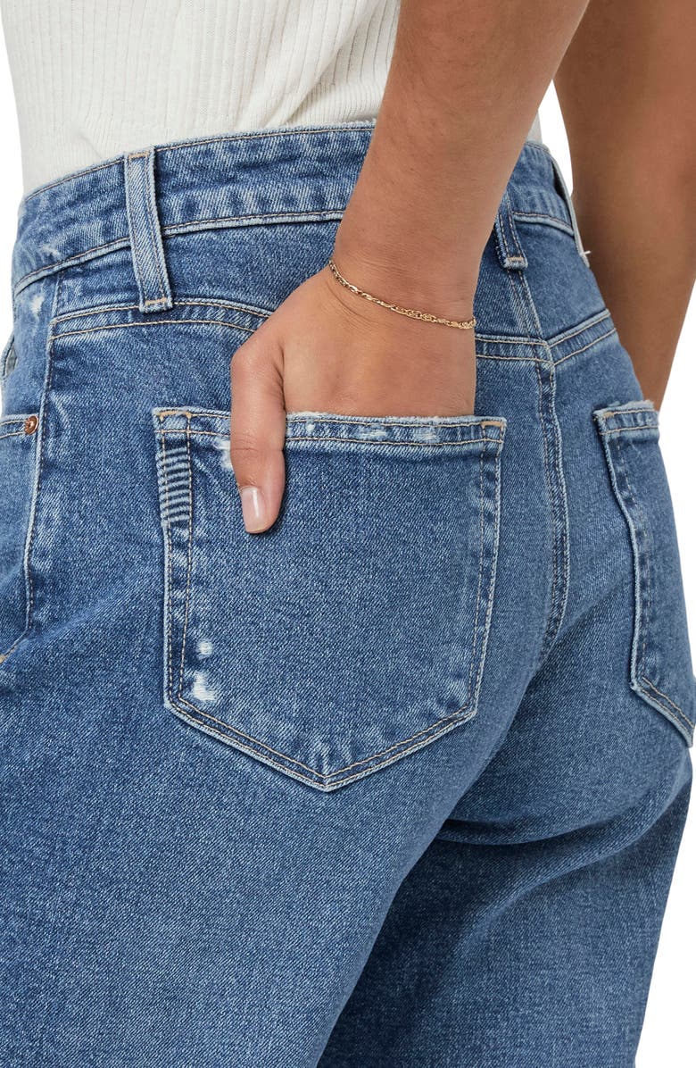 PAIGE Alexis High Waist Ankle Barrel Jeans, Alternate, color, Le Club