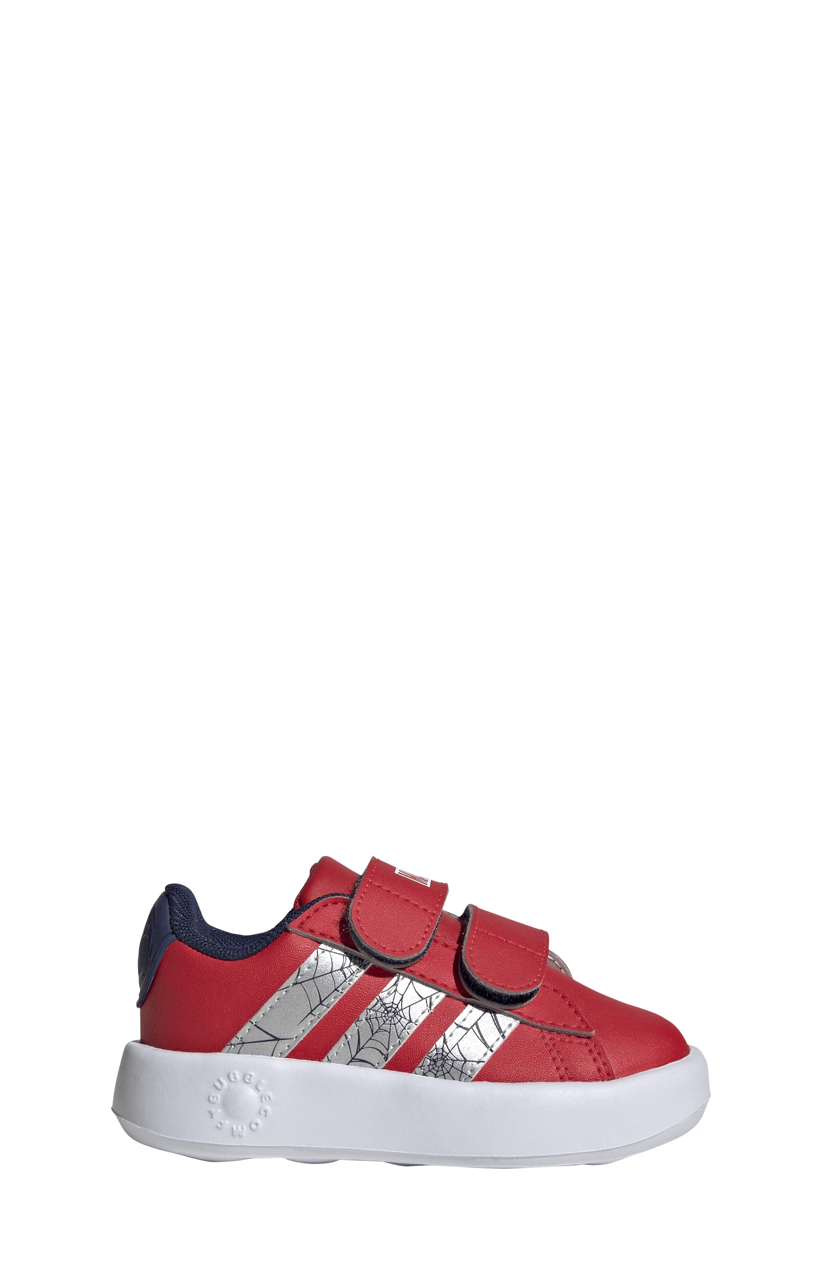 Kids' Marvel Grand Court Spider-Man Sneaker, Alternate, color, RUBY/ SILVER/ DARK BLUE