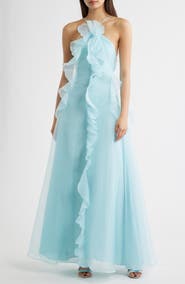 Sonya Moda Bela Ruffle Halter Dress