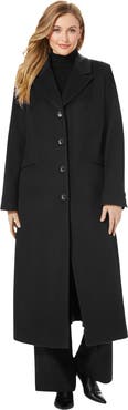 Jessica London Full Length Wool Blend Coat