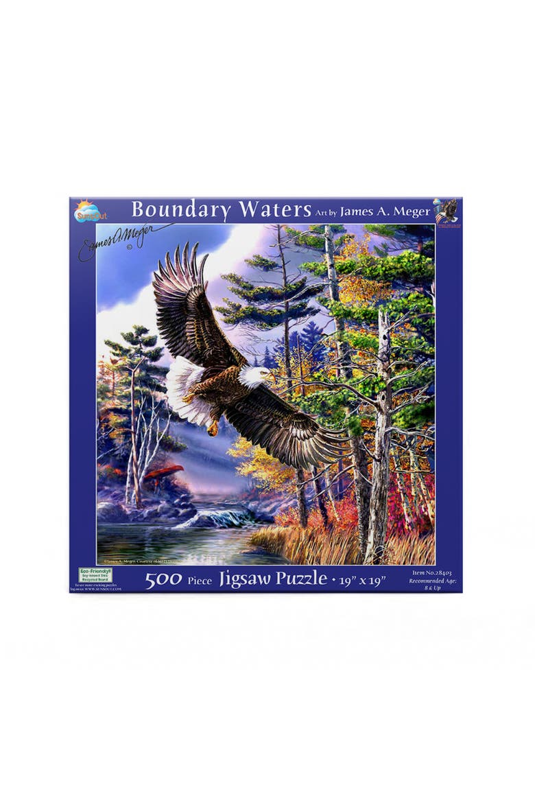 Boundary Waters 500 piece Jigsaw Puzzle for Adults, Alternate, color, Multicolor