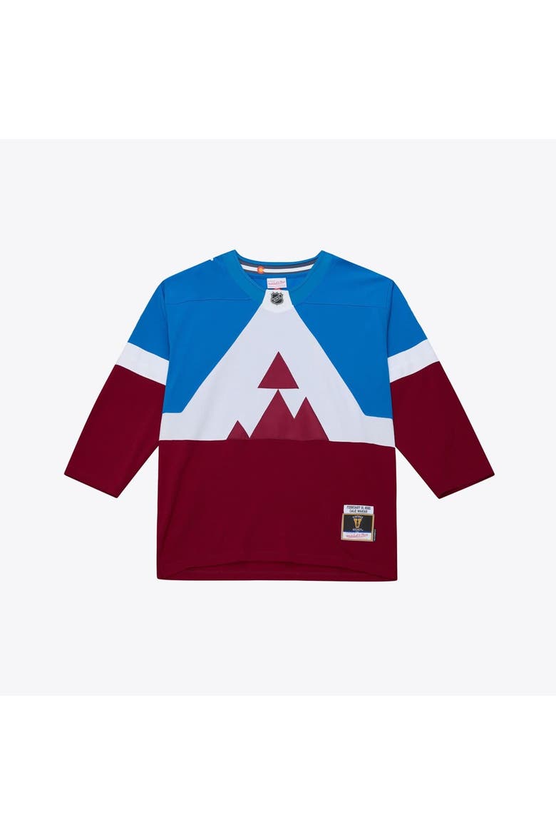 Men's Mitchell & Ness Cale Makar Blue Colorado Avalanche 2020 Power Play Jersey, Main, color, Blue