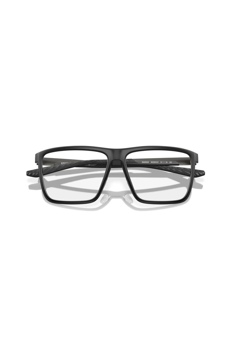 57mm Rectangle optical glasses, Alternate, color, Black